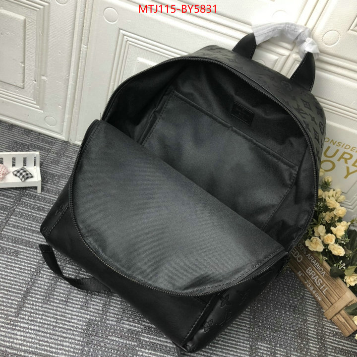 LV Bags(4A)-Backpack- 7 star replica ID: BY5831 $: 115USD