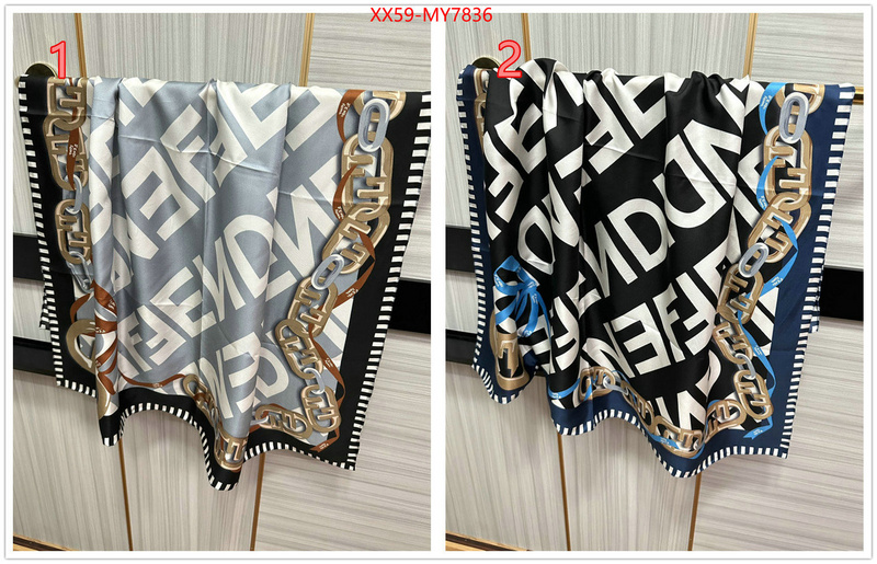 Scarf-Fendi the quality replica ID: MY7836 $: 59USD