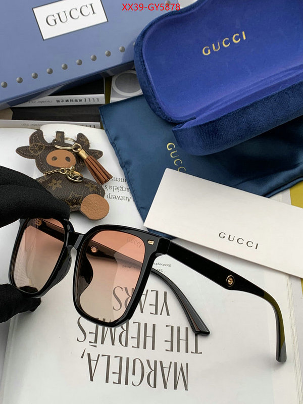 Glasses-Gucci fake aaaaa ID: GY5878 $: 39USD