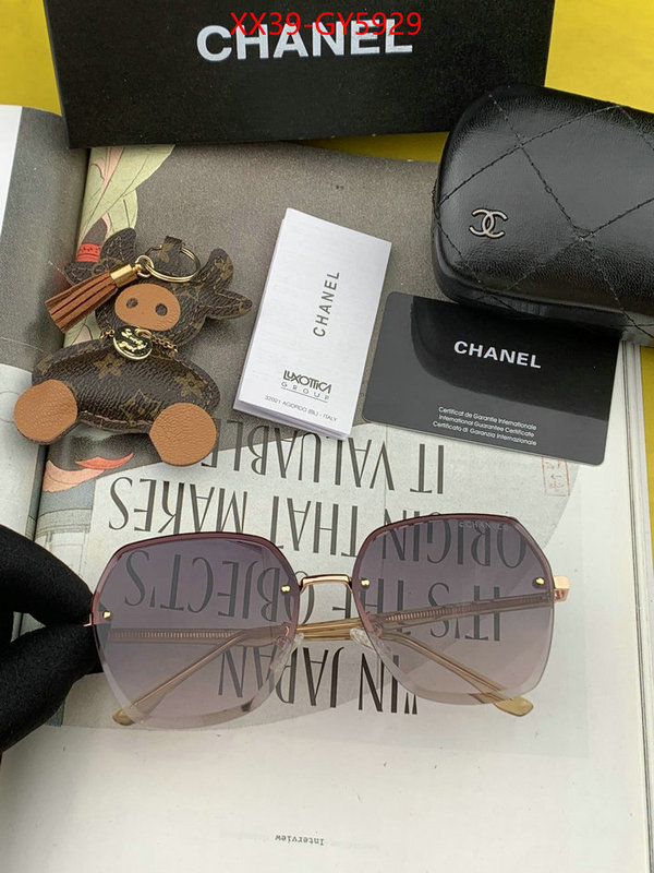 Glasses-Chanel where can i buy the best 1:1 original ID: GY5929 $: 39USD