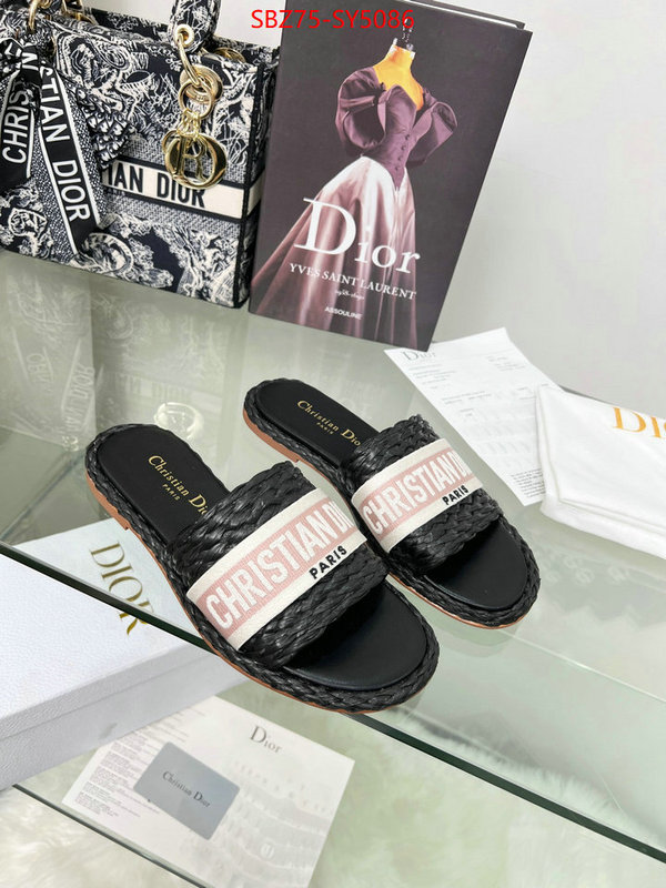 Women Shoes-Dior where should i buy to receive ID: SY5086 $: 75USD