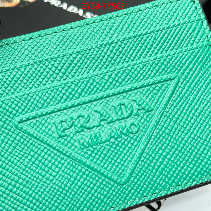 Prada Bags (4A)-Wallet 2023 perfect replica designer ID: TY5691 $: 39USD