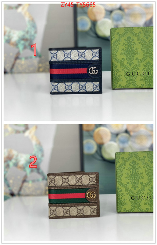 Gucci Bags(4A)-Wallet- aaaaa class replica ID: TY5665 $: 45USD