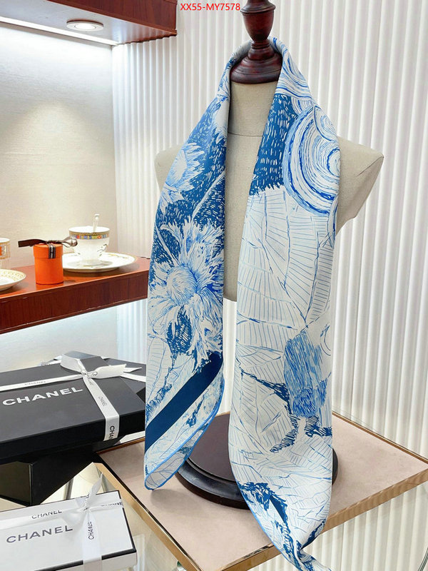 Scarf-Chanel sale outlet online ID: MY7578 $: 55USD