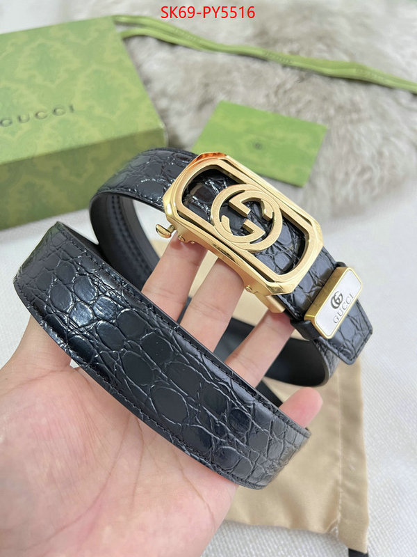 Belts-Gucci wholesale designer shop ID: PY5516 $: 69USD