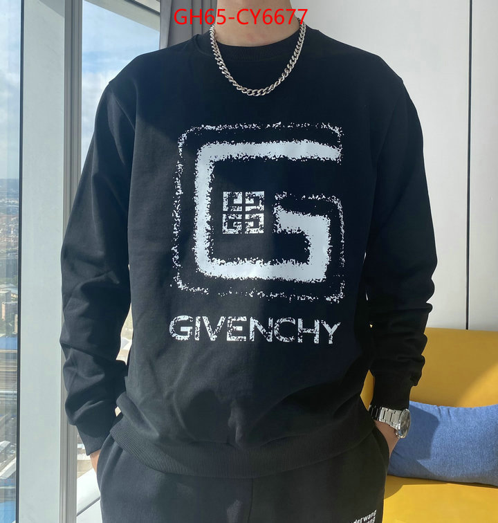 Clothing-Givenchy what best replica sellers ID: CY6677 $: 65USD