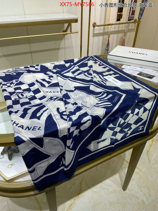 Scarf-Chanel luxury fashion replica designers ID: MY7586 $: 75USD