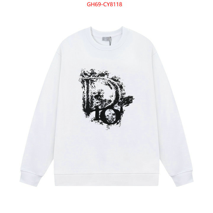 Clothing-Dior replica online ID: CY8118 $: 69USD