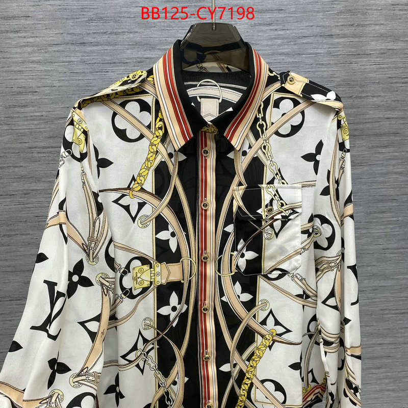 Clothing-LV luxury fashion replica designers ID: CY7198 $: 125USD