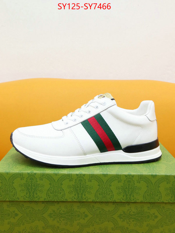 Men Shoes-Gucci counter quality ID: SY7466 $: 125USD