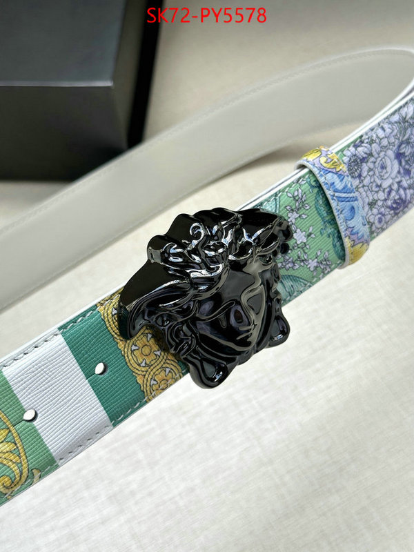 Belts-Versace luxury fake ID: PY5578 $: 72USD