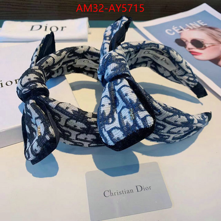 Hair band-Dior fake ID: AY5715 $: 32USD