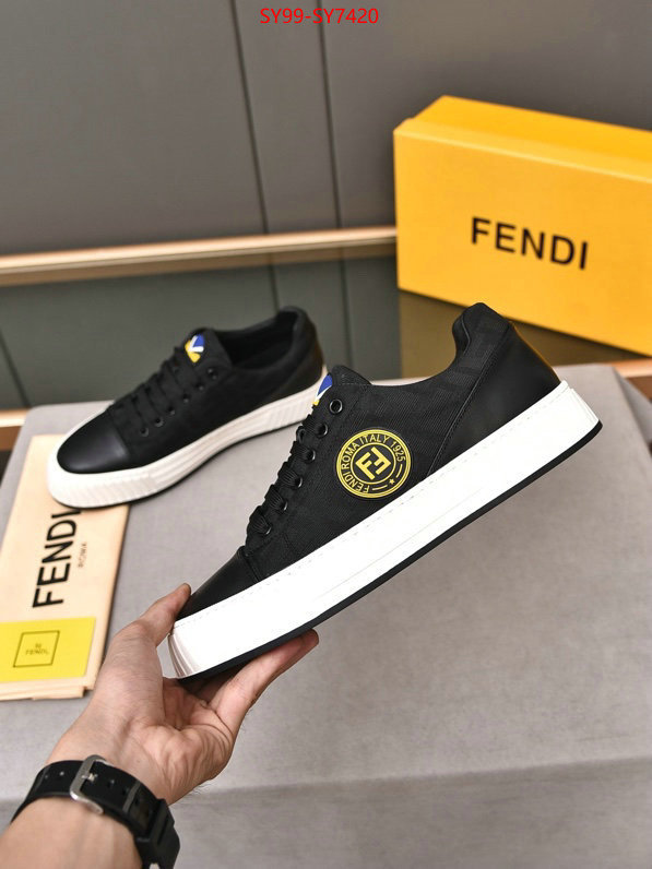 Men Shoes-Fendi top brands like ID: SY7420 $: 99USD