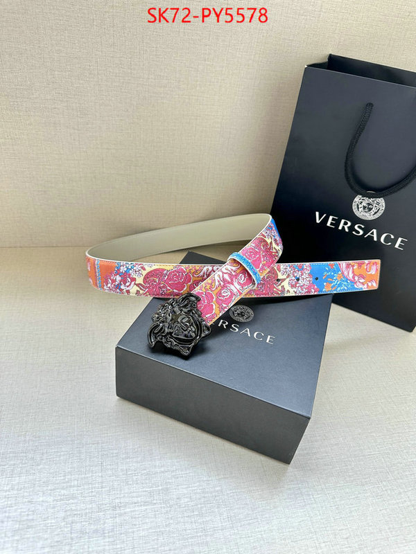 Belts-Versace luxury fake ID: PY5578 $: 72USD