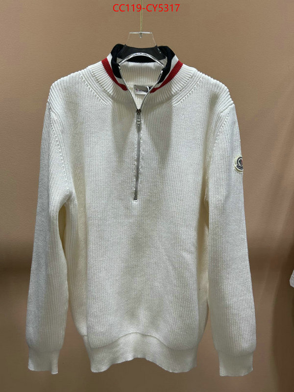 Clothing-Moncler luxury cheap ID: CY5317 $: 119USD