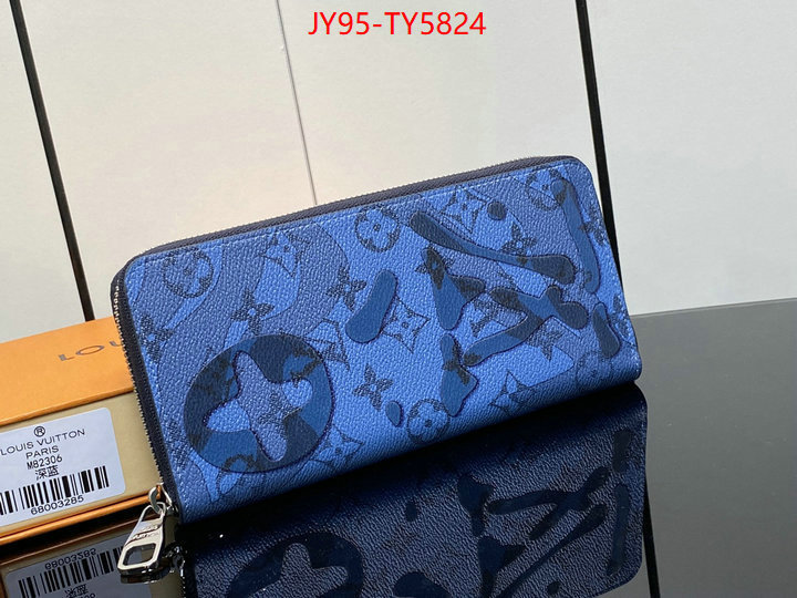 LV Bags(TOP)-Wallet sell online luxury designer ID: TY5824 $: 95USD