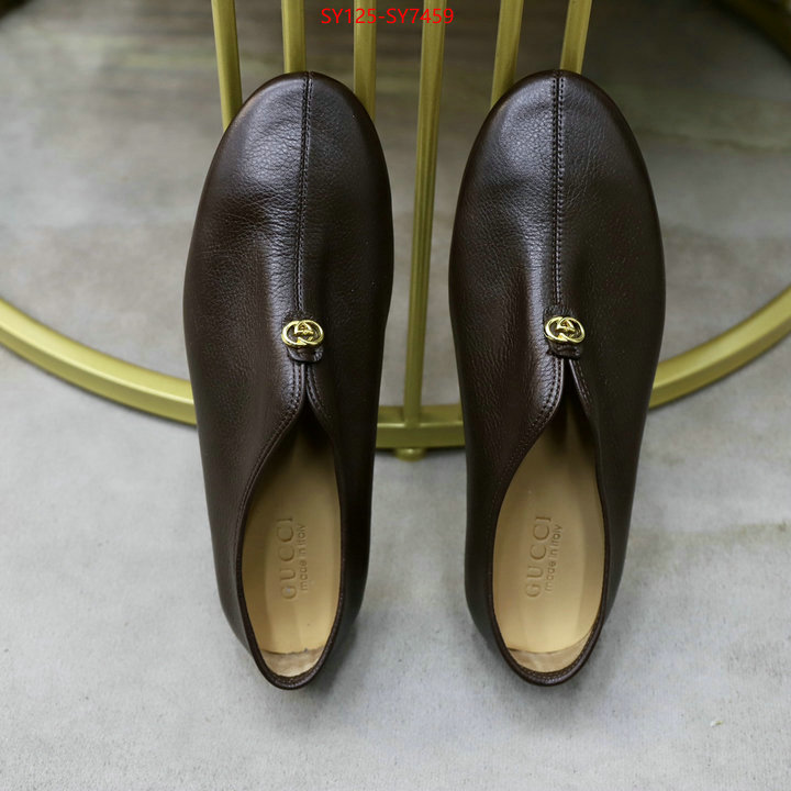 Men Shoes-Gucci 1:1 replica wholesale ID: SY7459 $: 125USD