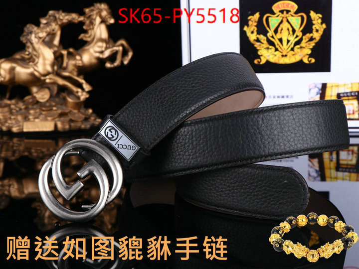 Belts-Gucci where can i buy the best quality ID: PY5518 $: 65USD