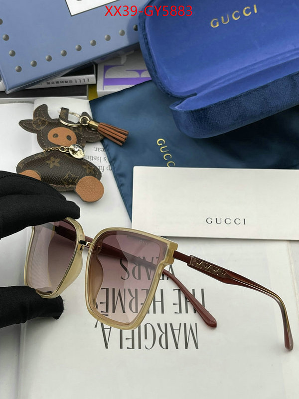 Glasses-Gucci what is a counter quality ID: GY5883 $: 39USD