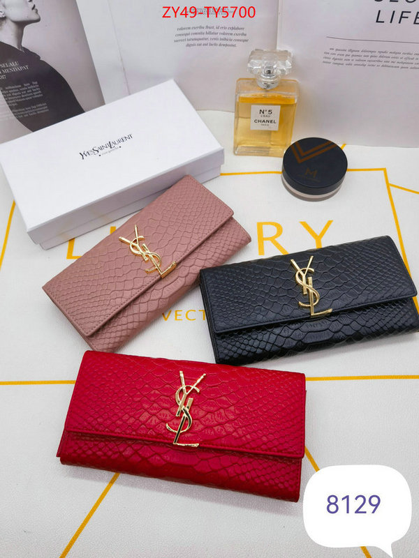 YSL Bags(4A)-Wallet- designer wholesale replica ID: TY5700 $: 49USD