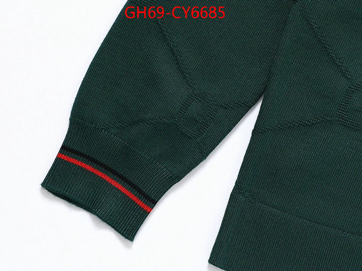 Clothing-Gucci cheap online best designer ID: CY6685 $: 69USD