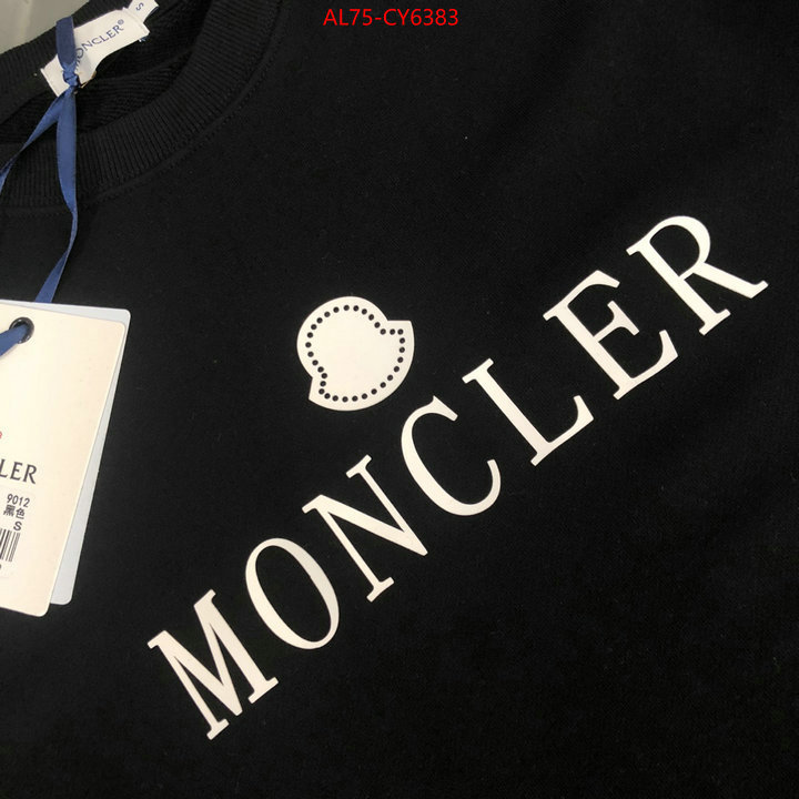 Clothing-Moncler what 1:1 replica ID: CY6383 $: 75USD