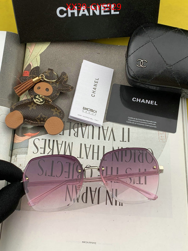 Glasses-Chanel where can i buy the best 1:1 original ID: GY5929 $: 39USD