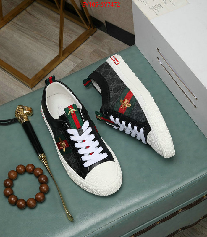 Men Shoes-Gucci best wholesale replica ID: SY7472 $: 105USD