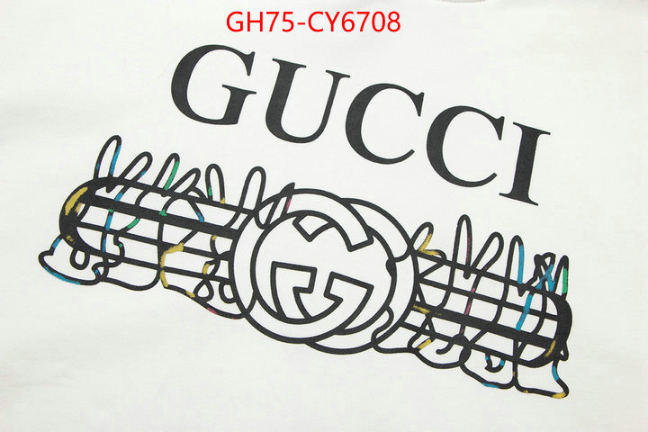 Clothing-Gucci where to buy fakes ID: CY6708 $: 75USD