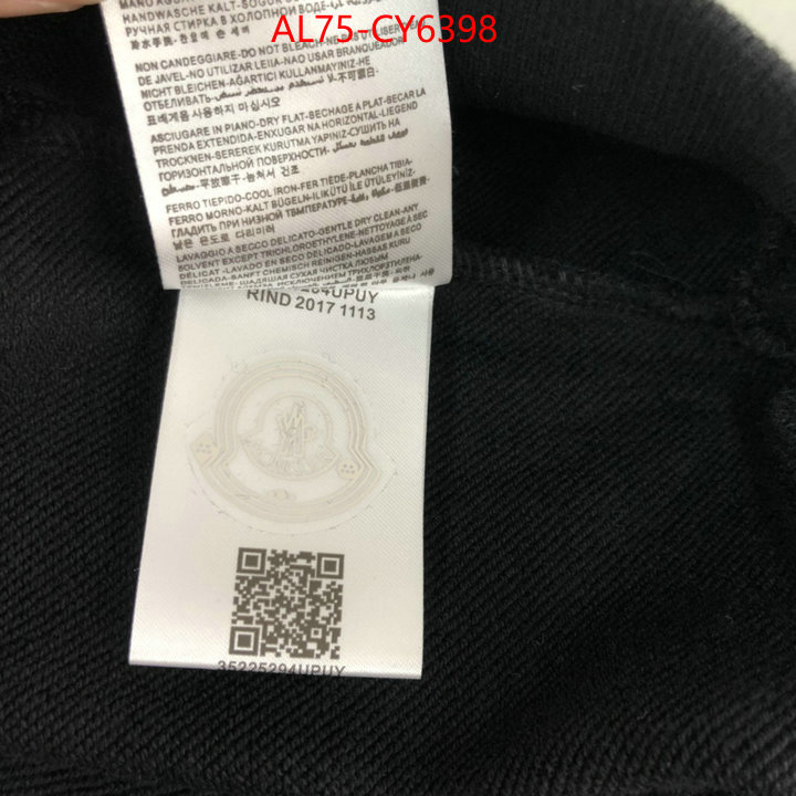 Clothing-Moncler shop designer replica ID: CY6398 $: 75USD