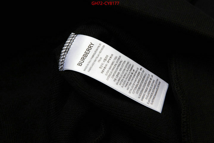 Clothing-Burberry high quality customize ID: CY8177 $: 72USD