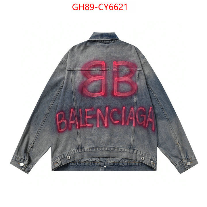 Clothing-Balenciaga outlet 1:1 replica ID: CY6621 $: 89USD