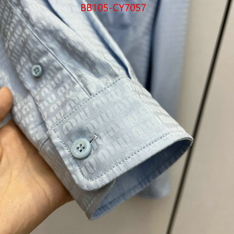 Clothing-MIU MIU brand designer replica ID: CY7057 $: 105USD