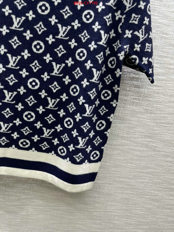 Clothing-LV mirror copy luxury ID: CY7195 $: 95USD