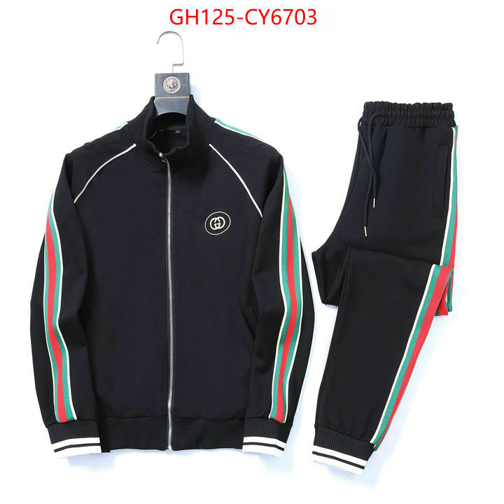 Clothing-Gucci 1:1 clone ID: CY6703 $: 125USD