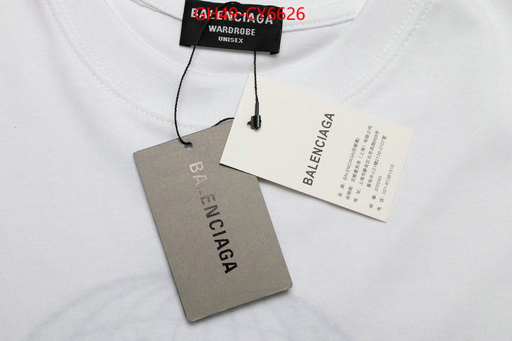 Clothing-Balenciaga buy ID: CY6626 $: 49USD