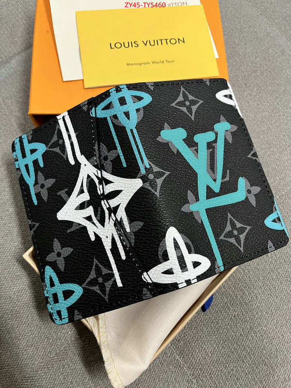 LV Bags(4A)-Wallet shop the best high authentic quality replica ID: TY5460 $: 45USD