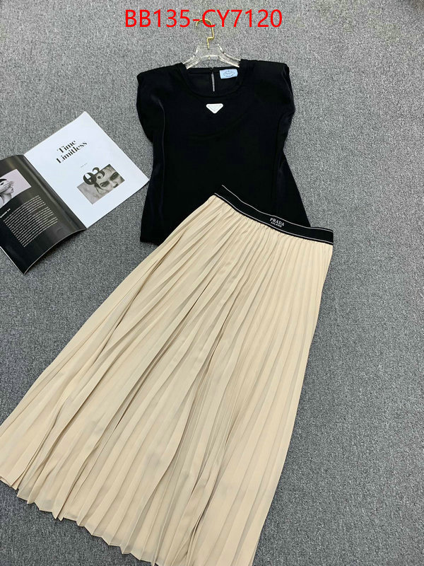 Clothing-Prada 2023 luxury replicas ID: CY7120 $: 135USD