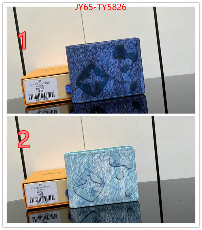 LV Bags(TOP)-Wallet replica every designer ID: TY5826 $: 65USD