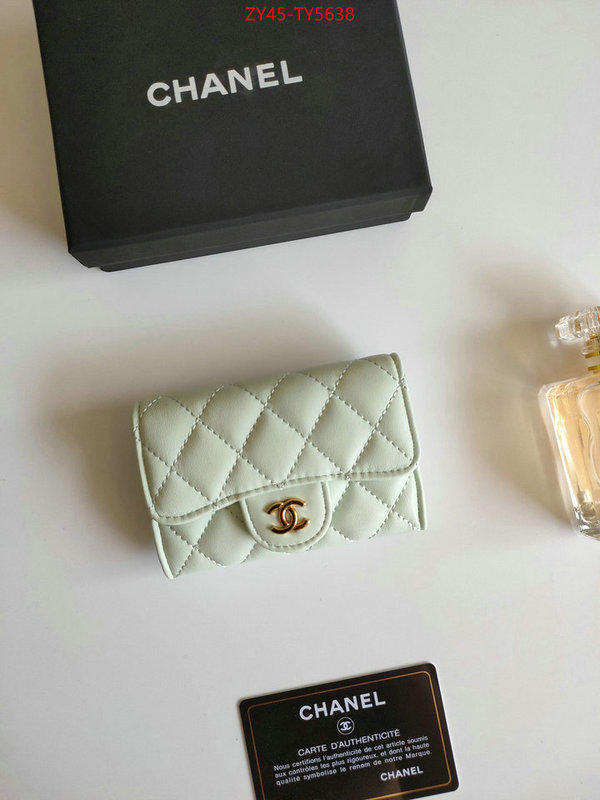 Chanel Bags(4A)-Wallet- how to find replica shop ID: TY5638 $: 45USD