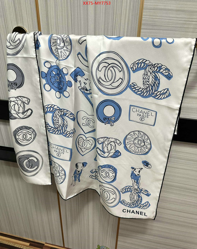 Scarf-Chanel buy cheap ID: MY7753 $: 75USD