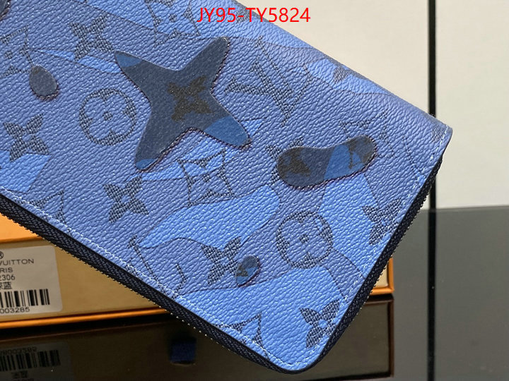 LV Bags(TOP)-Wallet sell online luxury designer ID: TY5824 $: 95USD