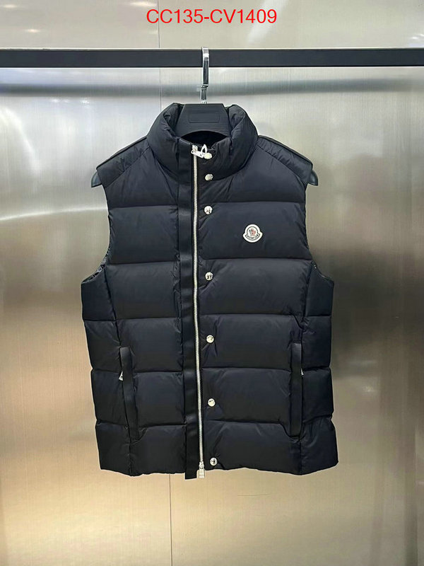 Down jacket Men-Moncler 1:1 replica wholesale ID: CV1409 $: 135USD