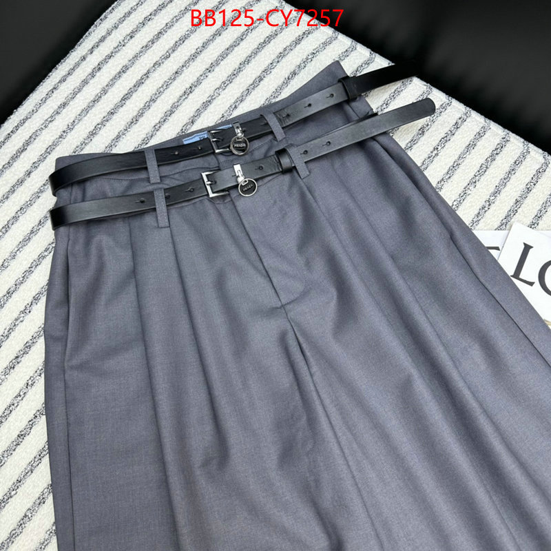 Clothing-Prada sell high quality ID: CY7257 $: 125USD