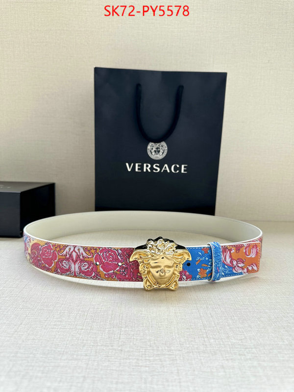 Belts-Versace luxury fake ID: PY5578 $: 72USD