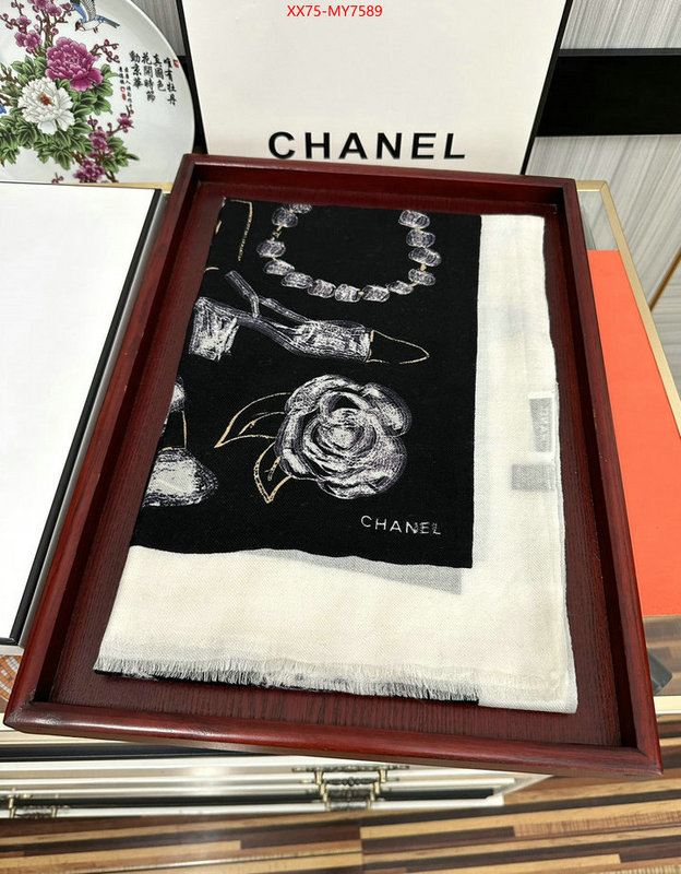 Scarf-Chanel what is top quality replica ID: MY7589 $: 75USD