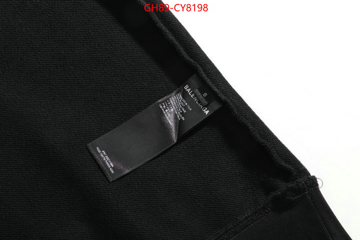 Clothing-Balenciaga shop designer replica ID: CY8198 $: 89USD