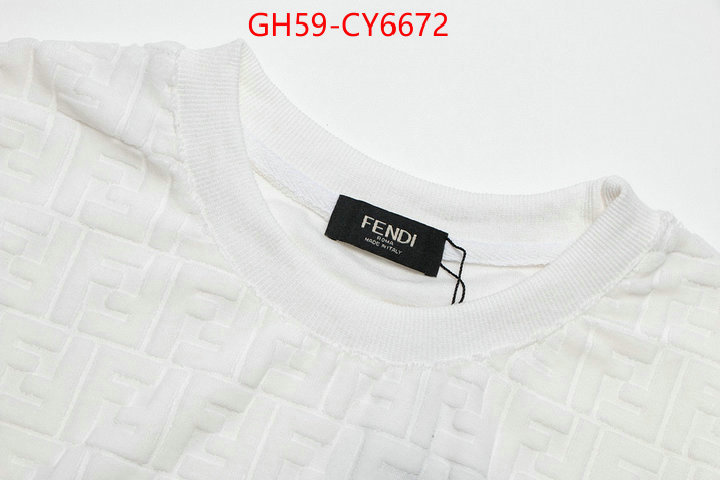 Clothing-Fendi mirror quality ID: CY6672 $: 59USD