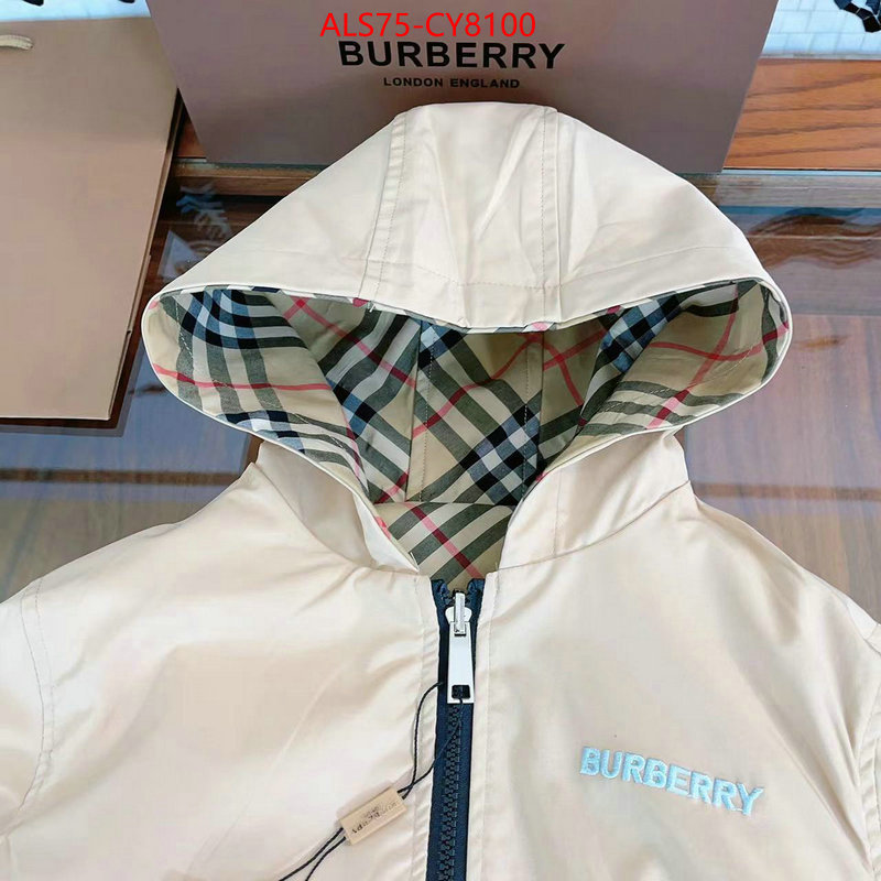 Kids clothing-Burberry replica aaaaa designer ID: CY8100 $: 75USD