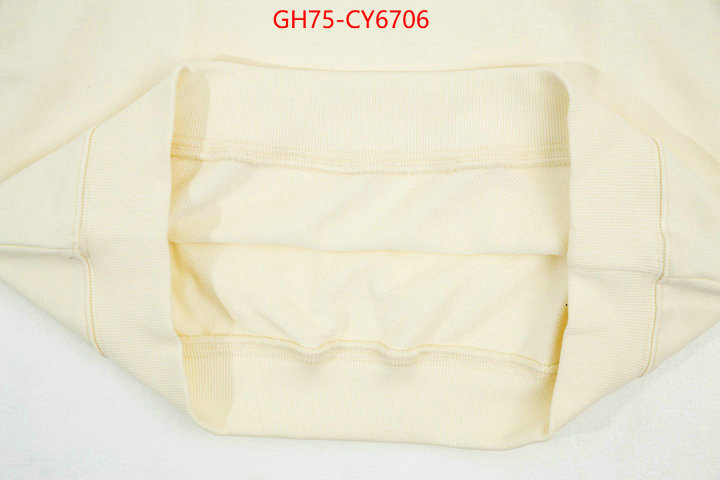 Clothing-Gucci fake high quality ID: CY6706 $: 75USD